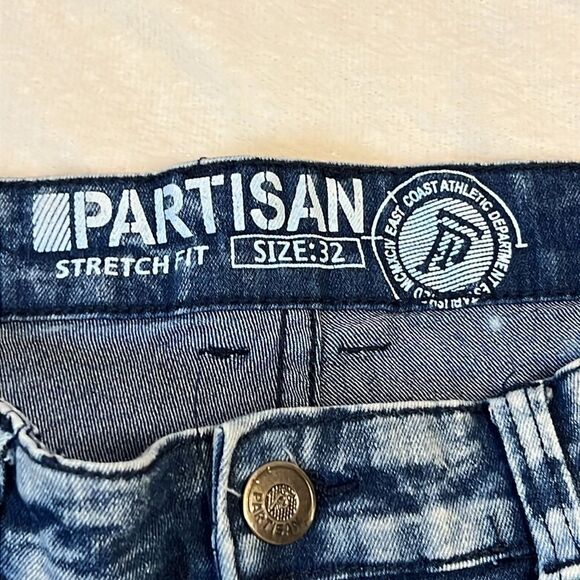 Partisan Acid Wash Jeans - Size 32 - Picture 6 of 11